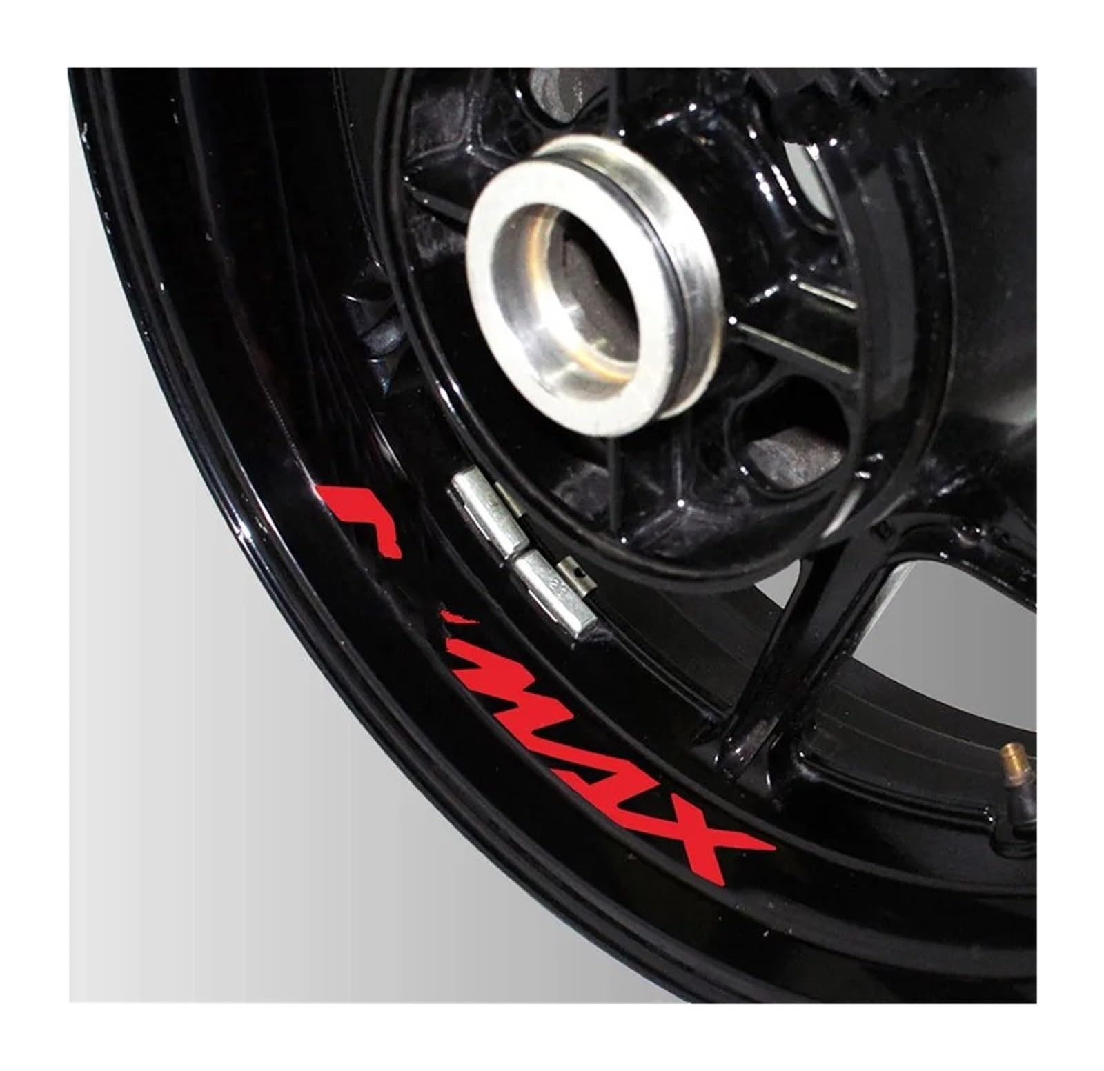 Motorrad-Rad Motorrad Reflektierende Aufkleber Räder Angepasst Dekorative Aufkleber Fit Für Für Nmax Für N Max Moto Zubehör Aufkleber Abziehbild(K-LQT-NMAX-02) von ForgUe