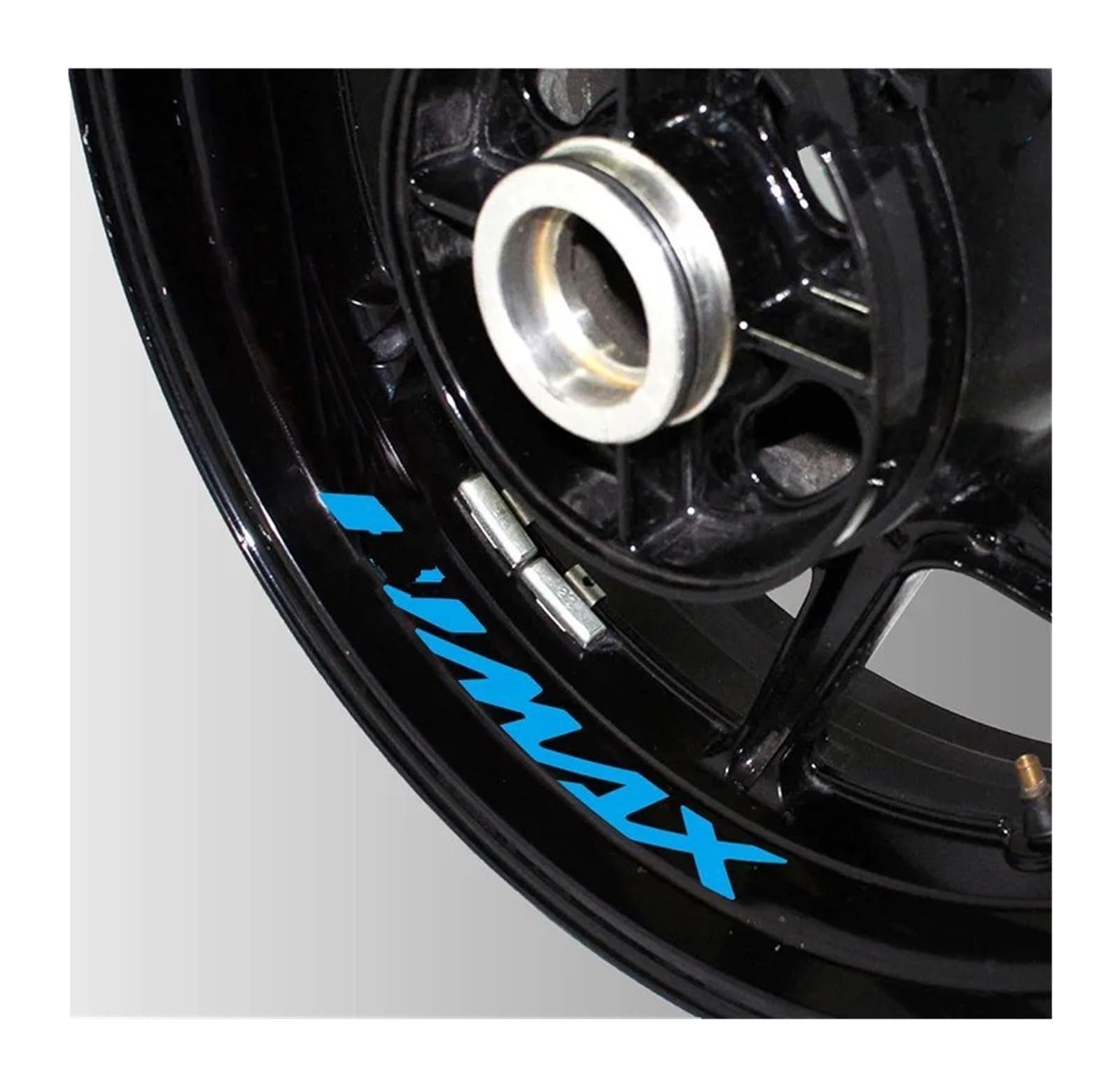 Motorrad-Rad Motorrad Reflektierende Aufkleber Räder Angepasst Dekorative Aufkleber Fit Für Für Nmax Für N Max Moto Zubehör Aufkleber Abziehbild(K-LQT-NMAX-03) von ForgUe