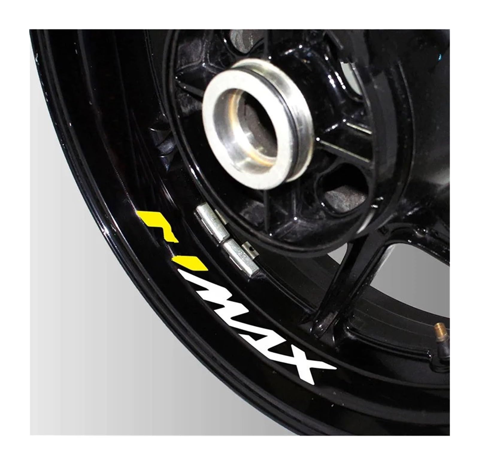 Motorrad-Rad Motorrad Reflektierende Aufkleber Räder Angepasst Dekorative Aufkleber Fit Für Für Nmax Für N Max Moto Zubehör Aufkleber Abziehbild(K-LQT-NMAX-05) von ForgUe