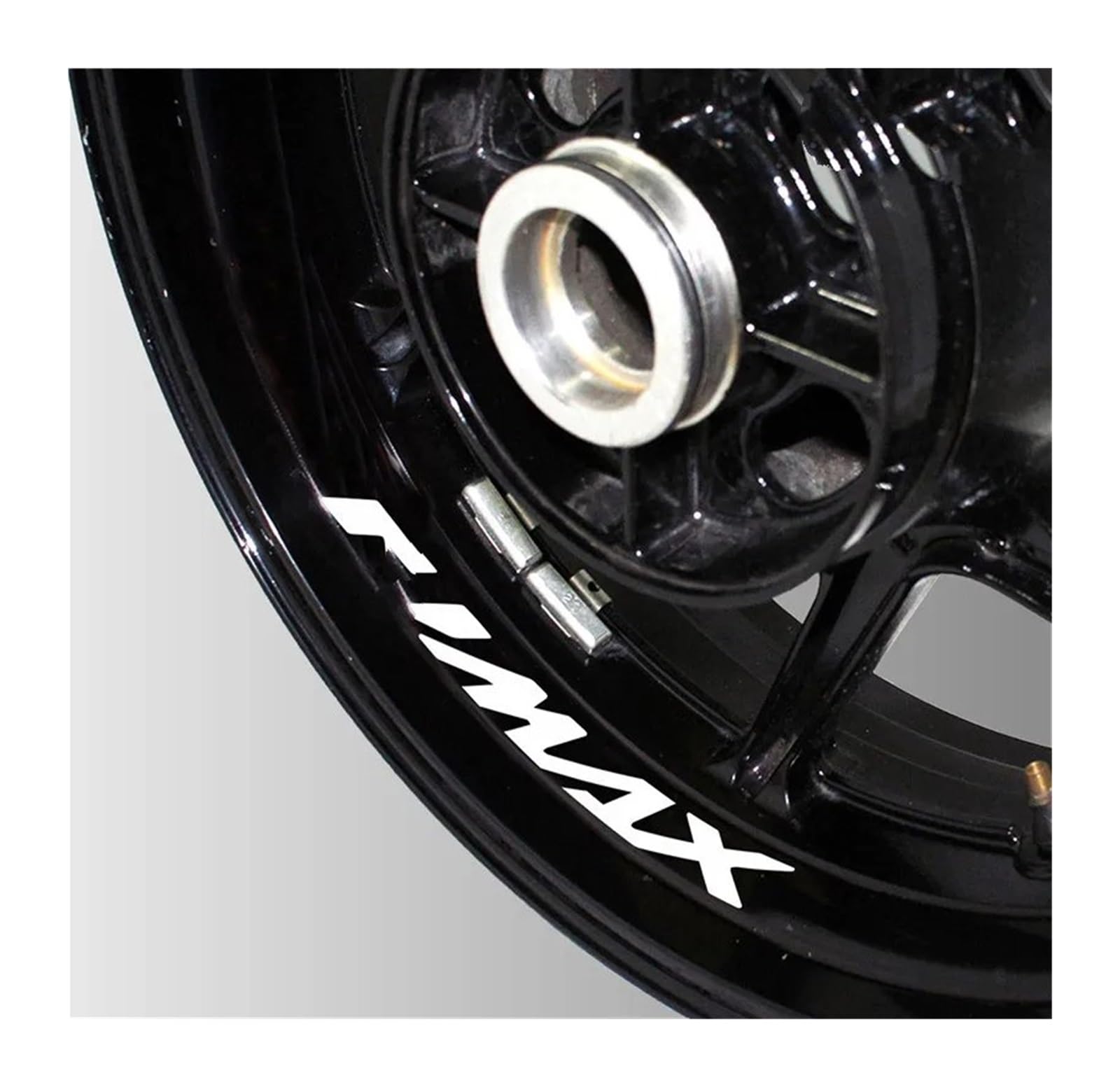 Motorrad-Rad Motorrad Reflektierende Aufkleber Räder Angepasst Dekorative Aufkleber Fit Für Für Nmax Für N Max Moto Zubehör Aufkleber Abziehbild(K-LQT-NMAX-08) von ForgUe