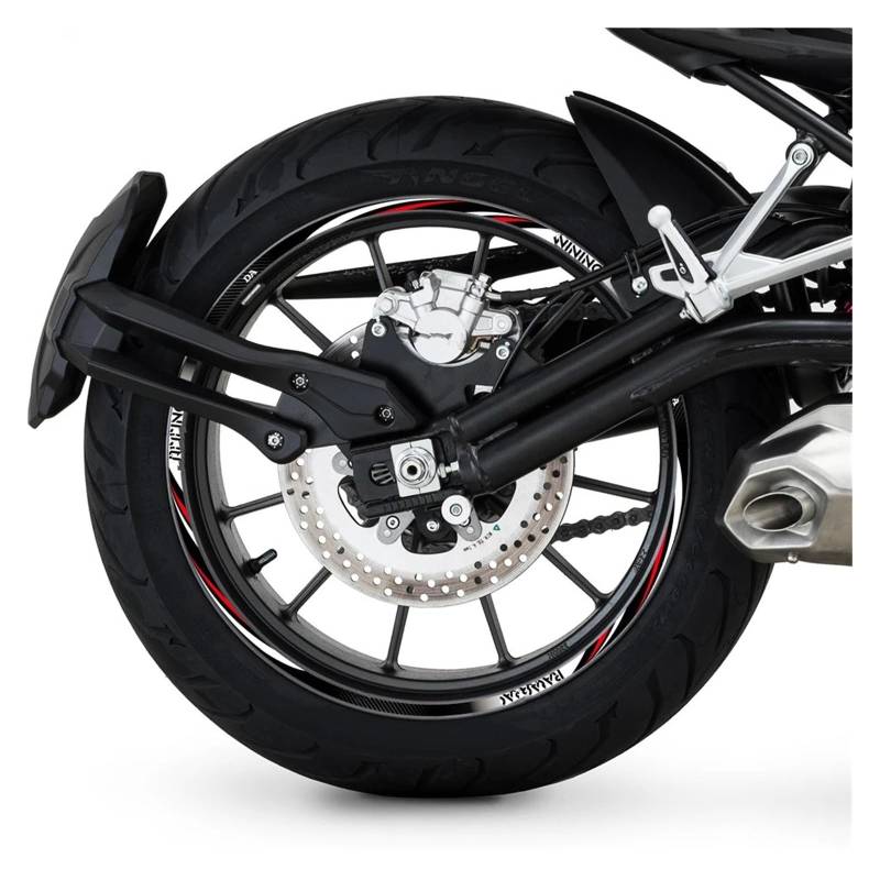 Motorrad-Rad Reflektierende Motorrad-Radaufkleber 17 Abziehbilder Radstreifen Für CBR600RR Für 300R Für 500R Für CB1000R 650 Für VFR1200 Aufkleber Abziehbild(Multi-colored6) von ForgUe