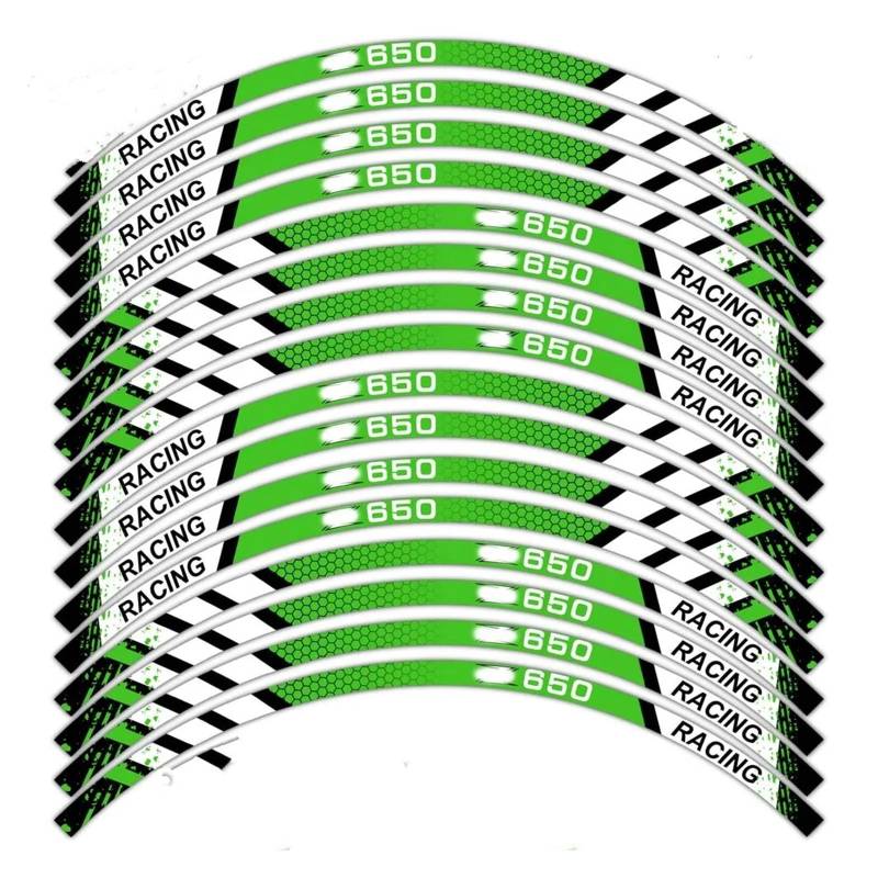 Motorrad-Rad Reflektierende Motorrad-Zubehör Rad Aufkleber Innen Aufkleber Felge Streifen Band Dekorative Für Z650 Z 650 Z650 Aufkleber Abziehbild von ForgUe