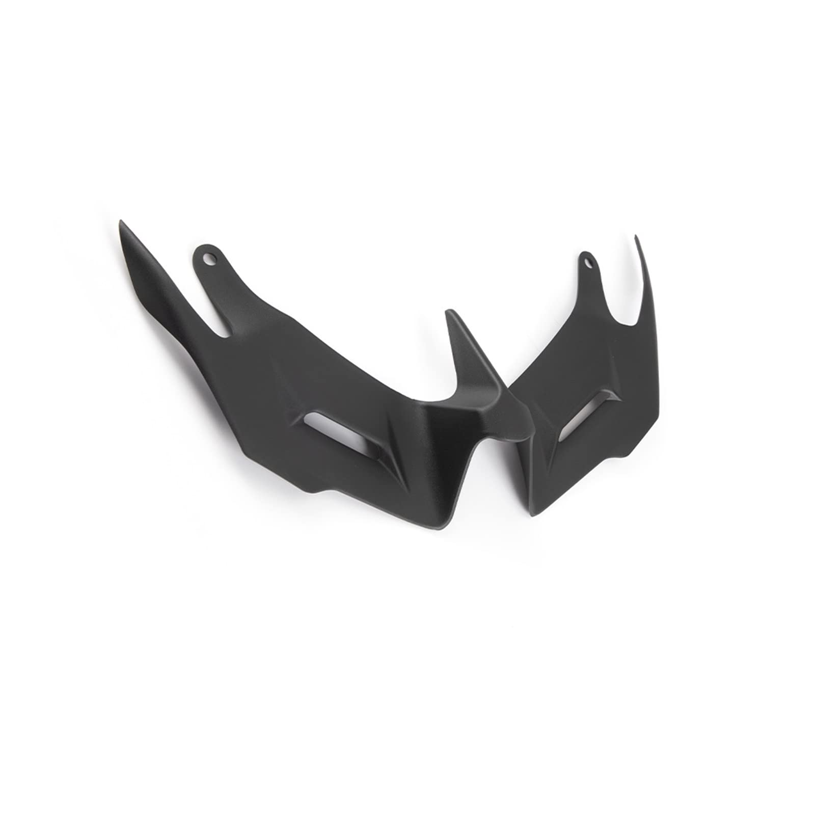 Motorrad-Verkleidung Frontverkleidungs-Winglets, Aerodynamisches Flügelschalen-Abdeckungs-Schutz-Guards-Kit Für YZF-R3 Für R25 2014-2018 Frontverkleidung(Black) von ForgUe