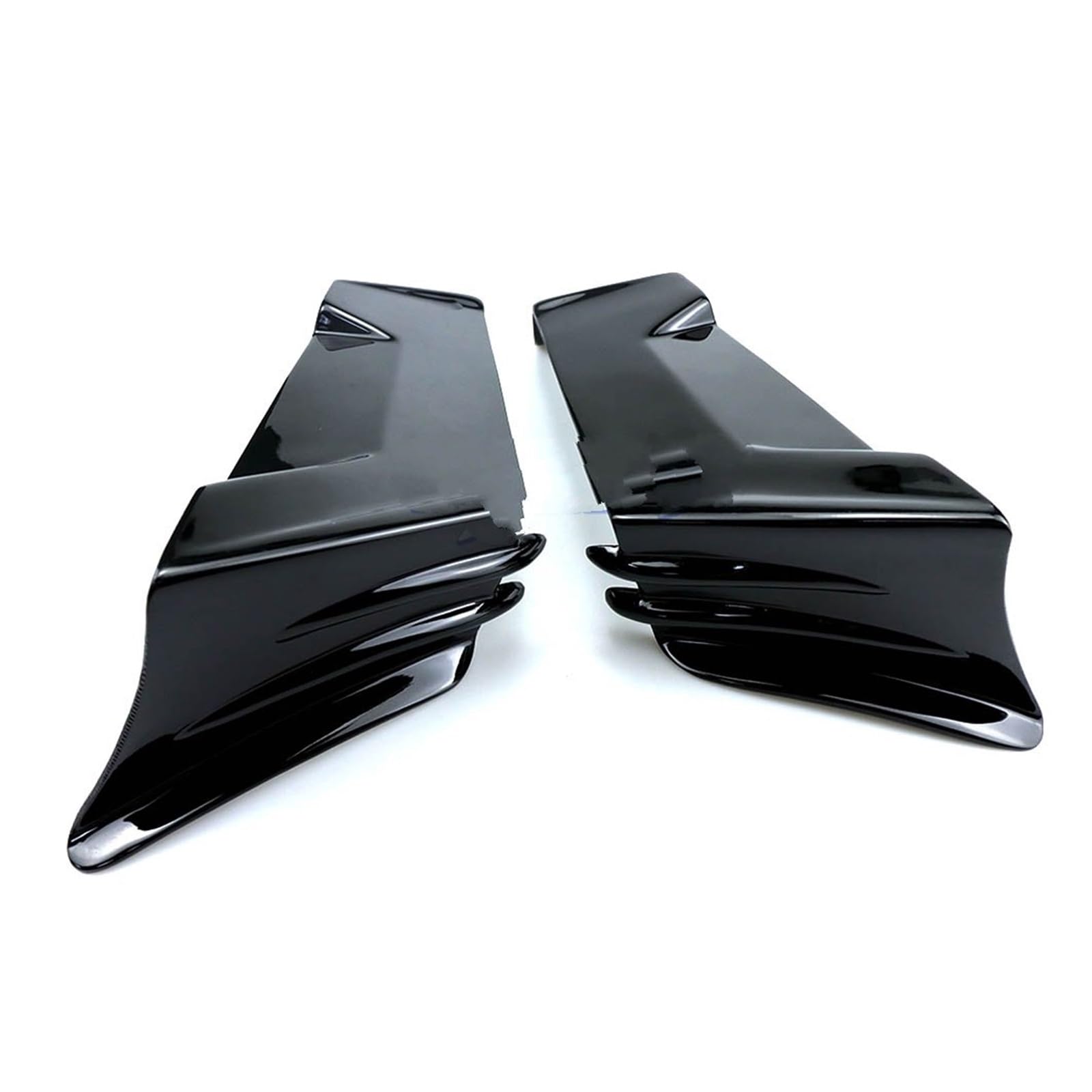 Motorrad-Verkleidung Für A&PRILIA Für RS660 Für Tuono Für 660 Für RS Für 660 2021 2022 2023 Motorrad Obere Verkleidung Flügel Lassen Front Spoiler A&BS Kunststoff Frontverkleidung(Bright Black) von ForgUe