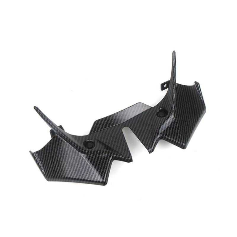 Motorrad-Verkleidung Für Z650 2020 2021 2022 2023 2024 Motorrad Sport Abtrieb Nackt Forntal Spoiler Aerodynamische Flügel Deflektor Frontverkleidung(Carbon Fiber Look.) von ForgUe