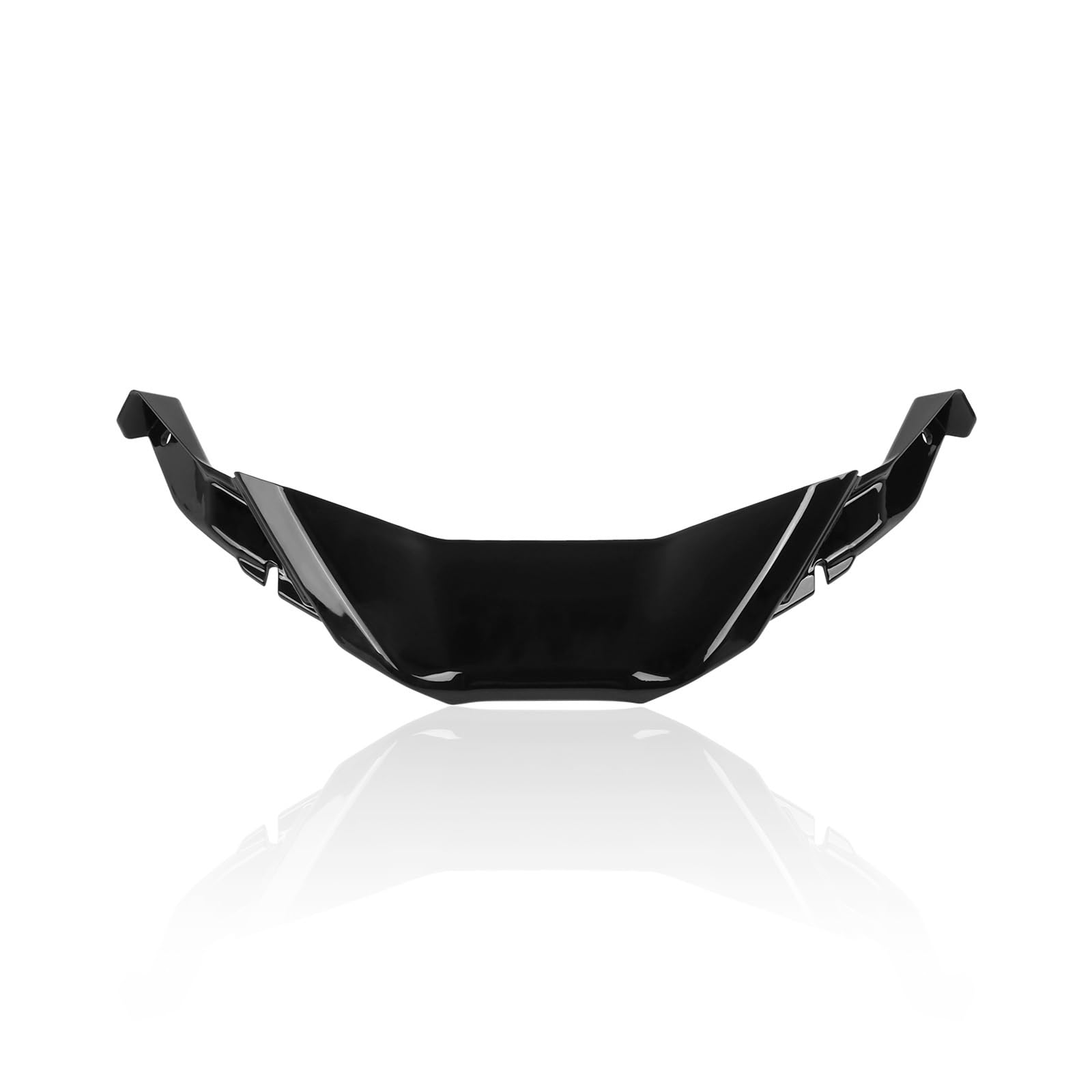 Motorrad-Verkleidung Motorrad Front Winglet Spoiler Verlängerung Abdeckung Verkleidung Aerodynamische Flügel Spoiler Für S1000RR Für M1000RR 2023-2024 Frontverkleidung(Glossy Black) von ForgUe