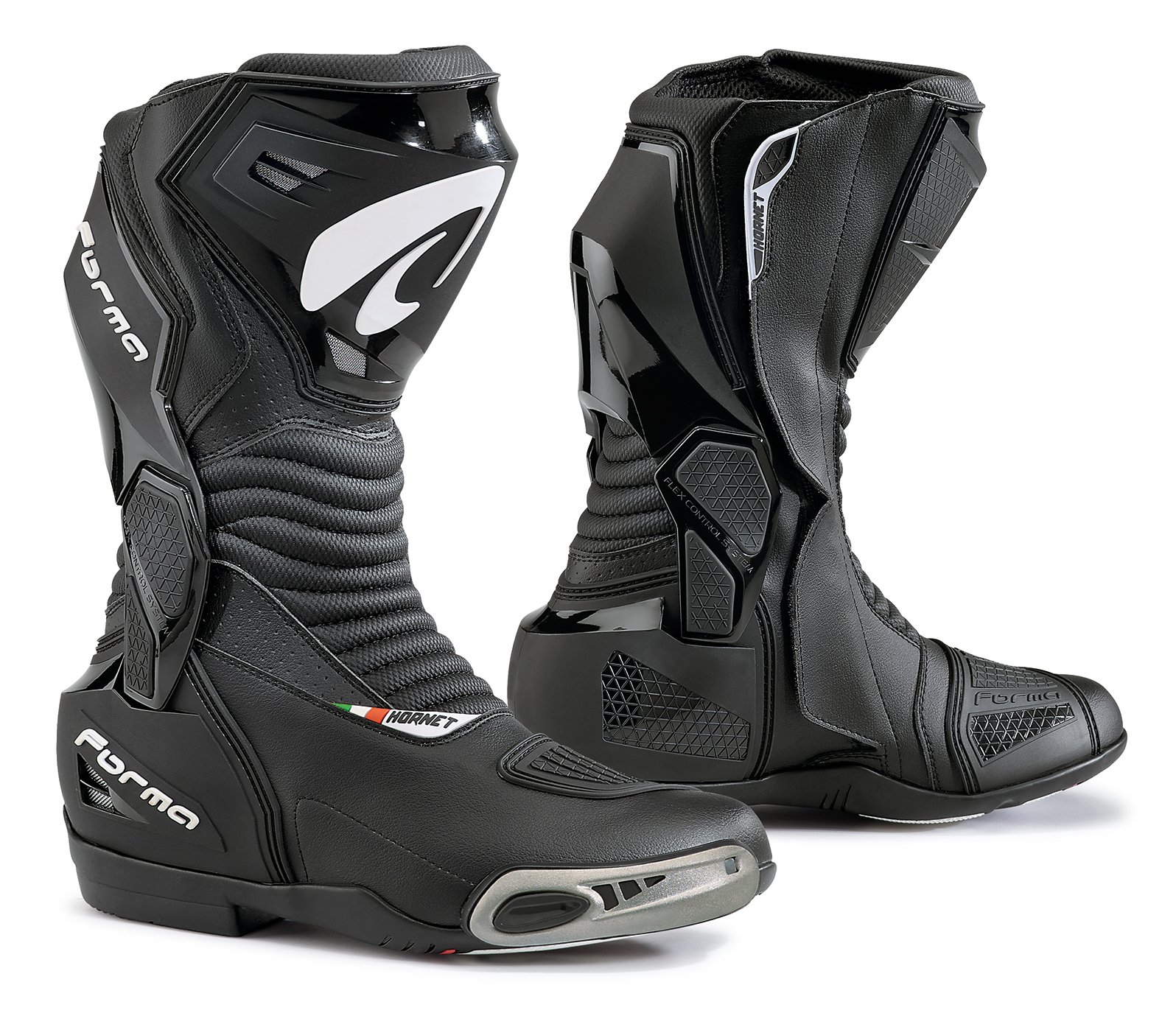 FORMA Stiefel Moto Hornet Eichzulassung CE, Schwarz, 40 von Forma