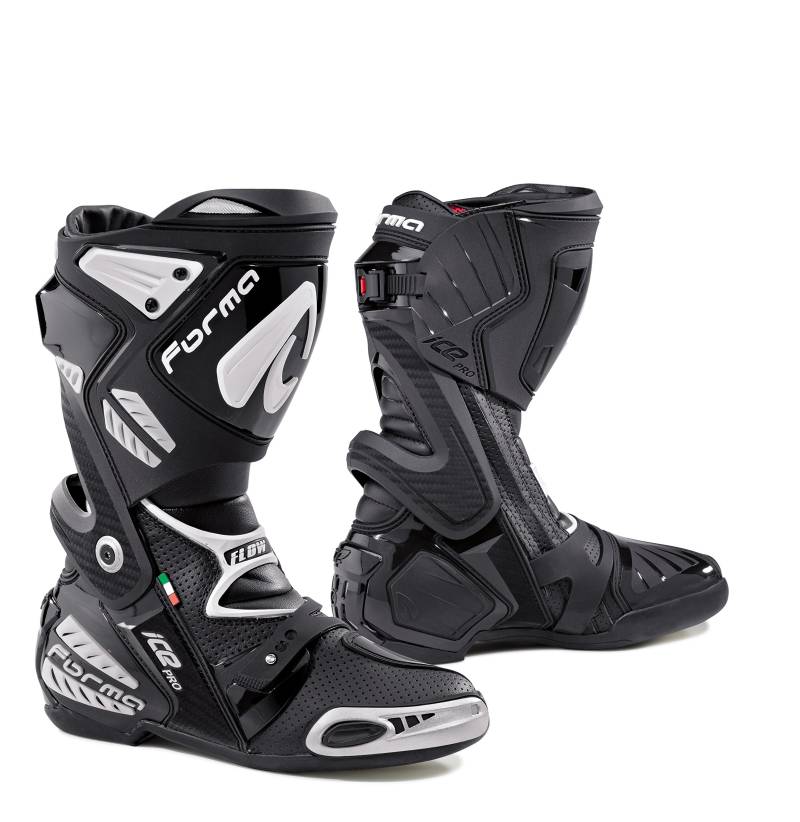 FORMA Stiefel Moto Ice Pro Flow Eichzulassung CE, Schwarz, 43 von FORMA