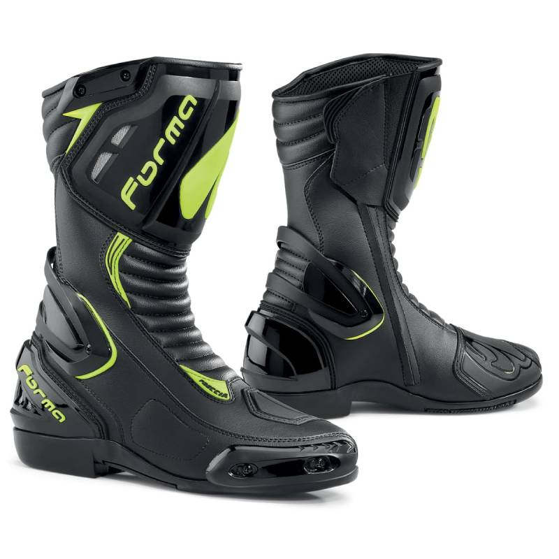 Forma FORV180 – 997837 Stiefel Moto Freccia Eichzulassung CE, Schwarz/Gelb Neon, 38 von Forma