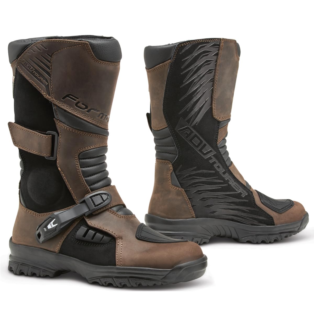 Forma ADV Tourer wasserdichte Motorradstiefel Braun 40 von Forma