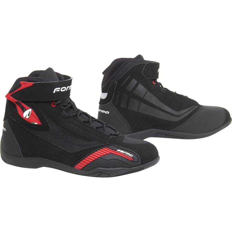 Forma Genesis Motorradschnürstiefel kurz rot 38 Herren von Forma