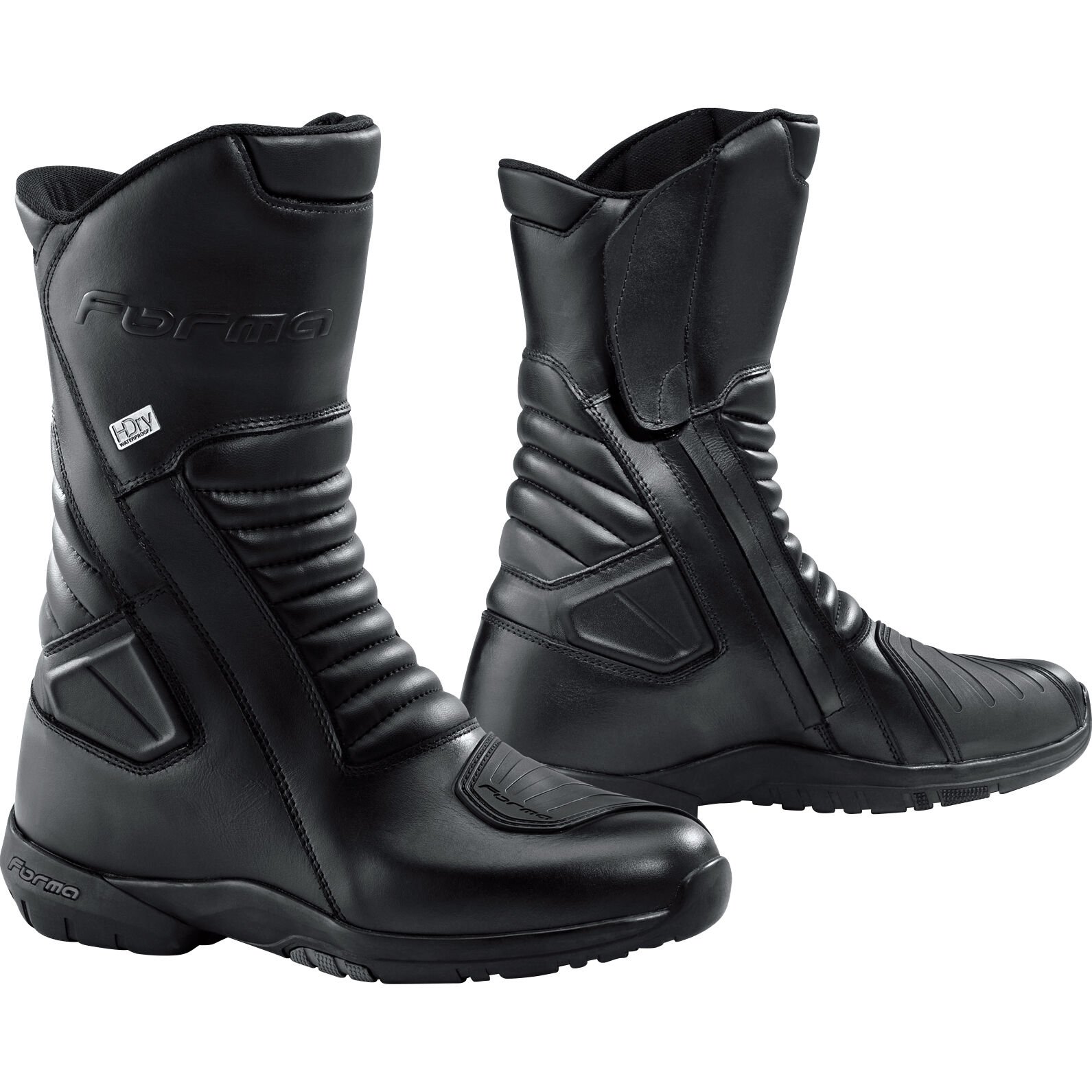 Forma Jasper HDRY Motorradstiefel lang schwarz 42 Herren von Forma