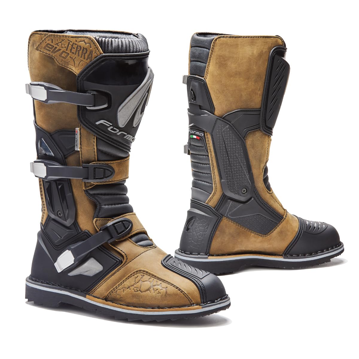 Forma Motorradstiefel Terra Evo WP, Braun von Forma