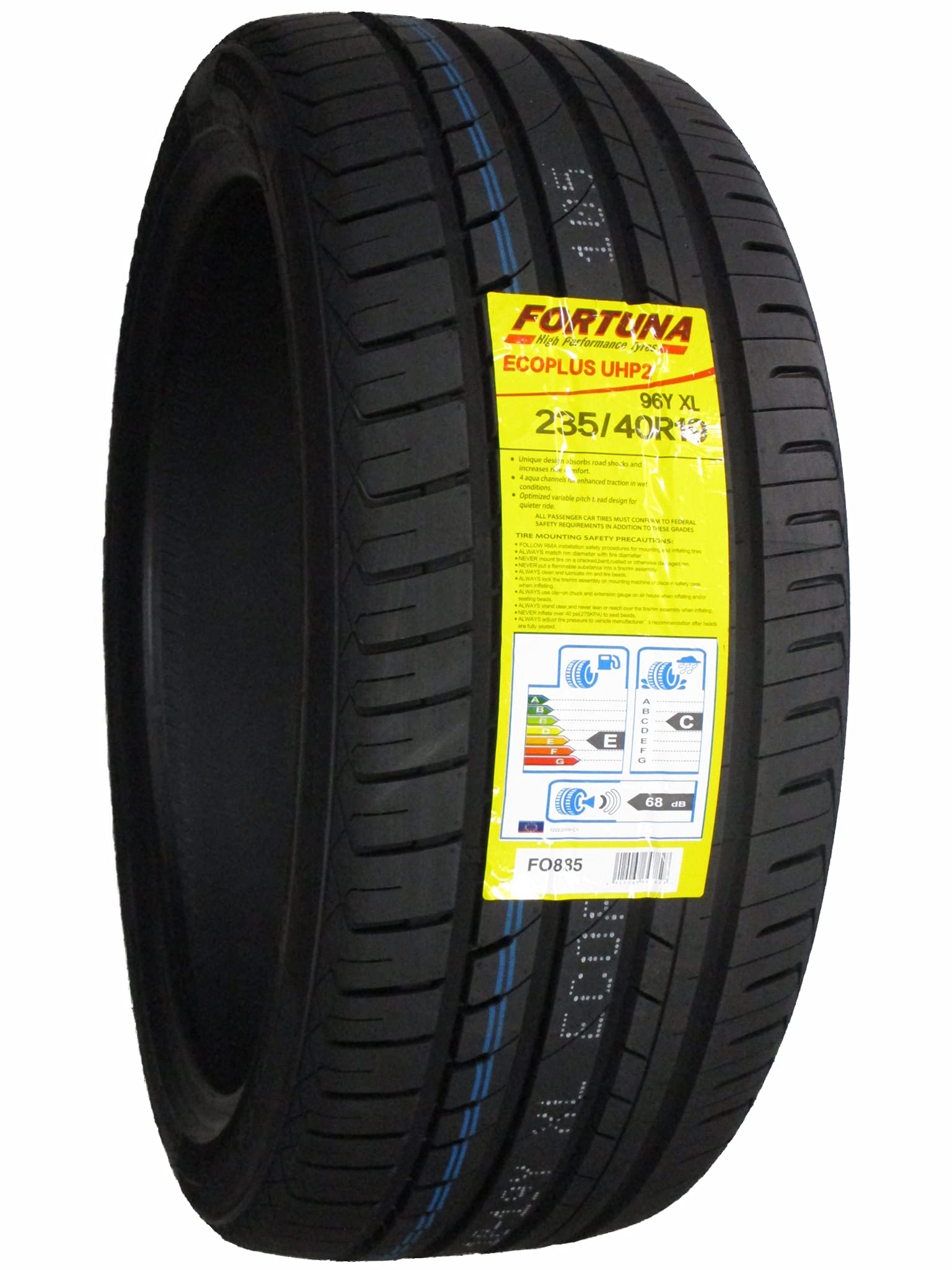 235/40R19 96Y Fortuna Ecoplus UHP2 XL Reifen Sommer PKW von Fortuna