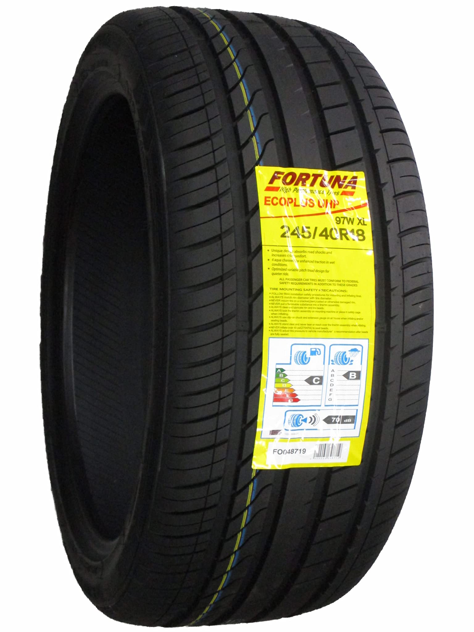 FORTUNA Sommerreifen 245/40 R 18 XL TL 97W ECOPLUS UHP BSW von Fortuna