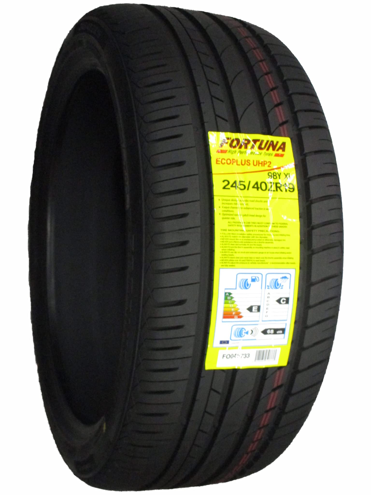 FORTUNA Sommerreifen 245/40 R 19 XL TL 98Y ECOPLUS UHP2 BSW von Fortuna