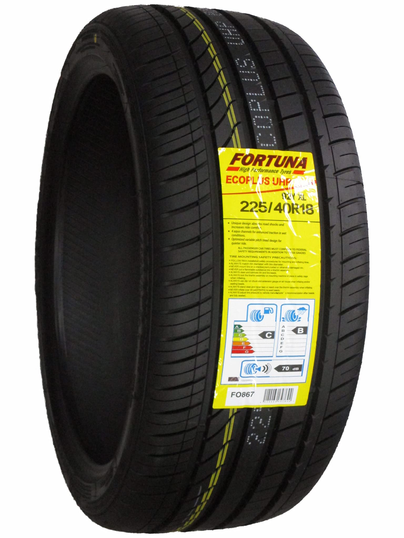 Fortuna 225/40R18 92Y XL Ecoplus UHP von Fortuna