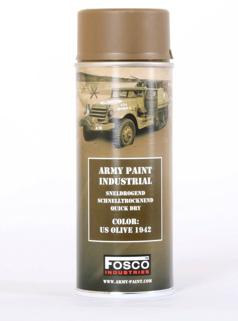 US Army Lack 1942 Olive Drap Spraydose 400ml (1L-24,75€) von Ferromil