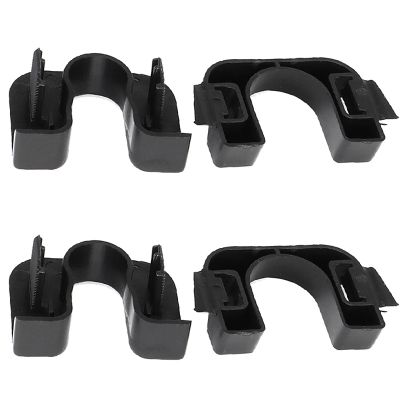 Fossthiroy 2 Set Heck-Kofferraum-Lastabdeckung, Hutablage-Clips, Halterung für Focus MK3 3 Mondeo 4 MK4 Fiesta MK7 MK8 von Fossthiroy