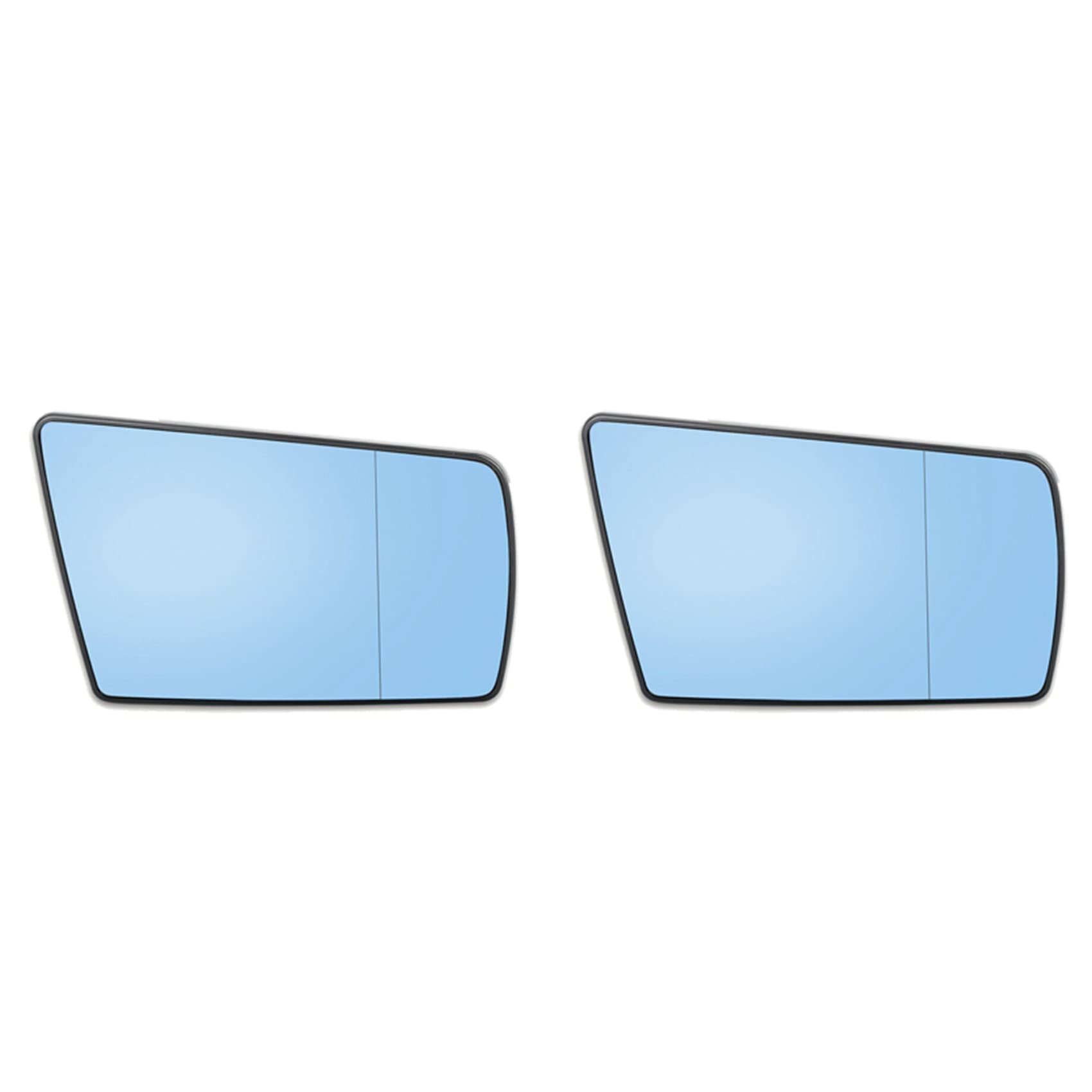 Fossthiroy 2 x Außenspiegelglas rechts beheizt mit Trägerplatte für C W202 E W210 S W140 1994-2000 von Fossthiroy