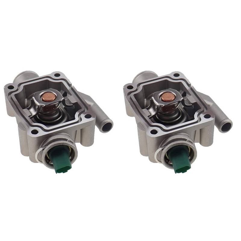 Fossthiroy 2X Auto Motor Kühlmittel Thermostat mit Gehäuse 1336.Z0 1336Z0 für Partner 206/207/307//1007 C2 C3 C4 von Fossthiroy