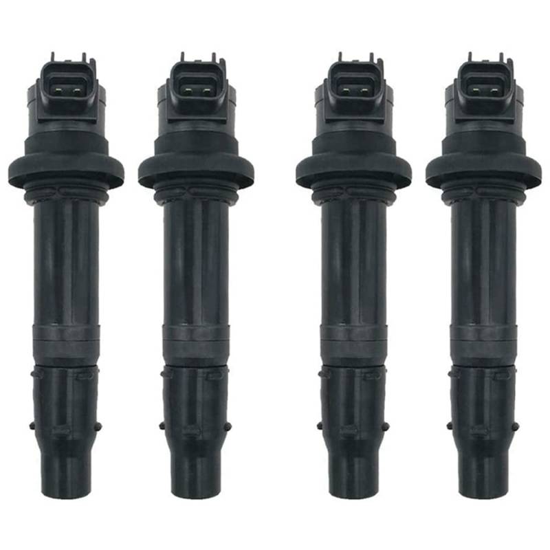 Fossthiroy 4 Teile/LOS Zündung Spule F6T558 für 2002-2017 YZF FZ1 FZ8 R1 R6 R6S VMX V Max 5VY-82310-00-00 5VY823100000 von Fossthiroy