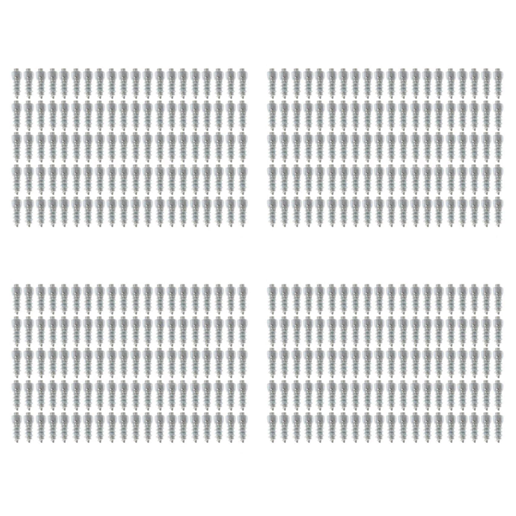 Fossthiroy 400 Stück 12 mm Reifenbolzen Hartmetallschraube Schneespikes Anti-Rutsch Anti-Eis für Auto/SUV/ATV/UTV-Autoreifenbolzen von Fossthiroy