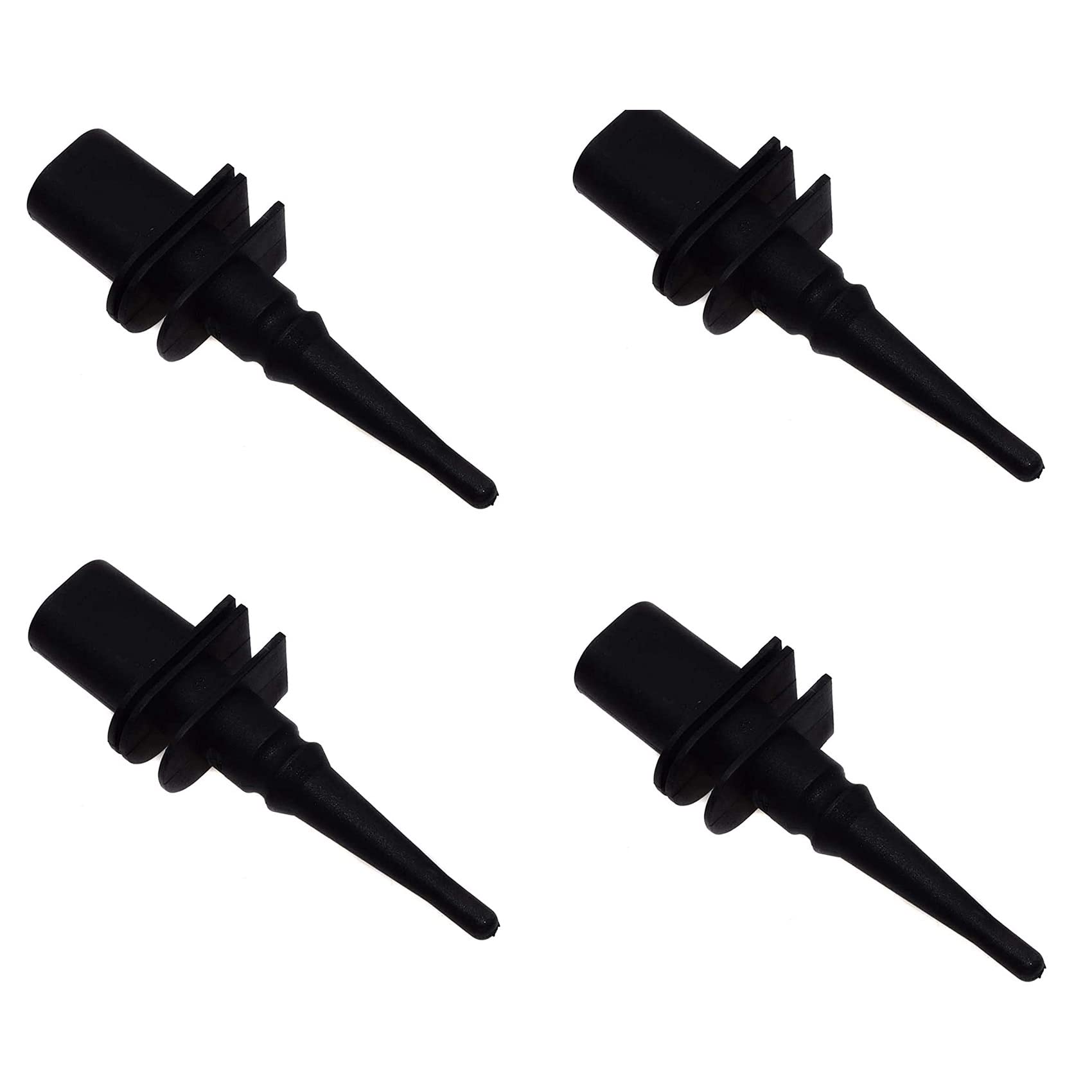 Fossthiroy Lufttemperatursensor vorne hinten links rechts schwarz außen für 1er 6er 7er Serie E46 E90 E91 E39 E60 E63 E38 von Fossthiroy