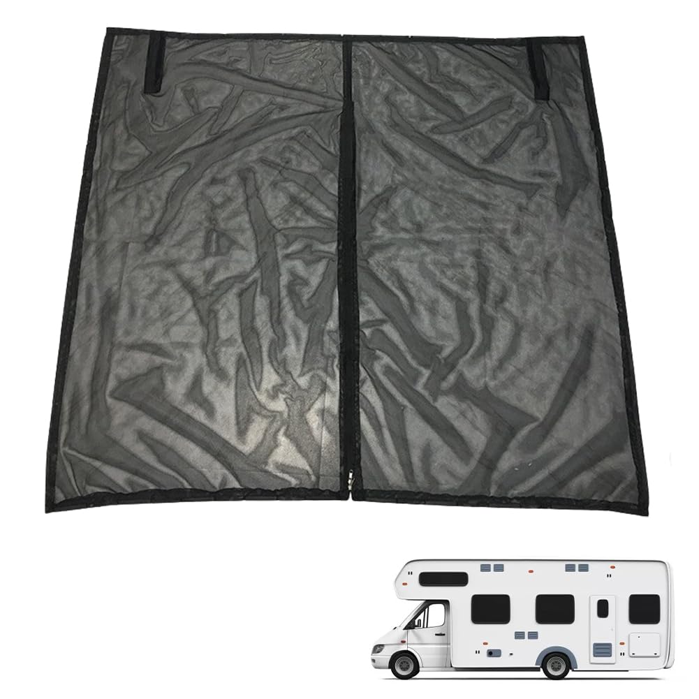 Heckklappe Moskitonetz，MagnetischAuto Trennvorhänge Sonnenschutz, Insektenschutz mit Doppelreißverschluss Auto Fliegengitter Magnetisch, für Auto, Outdoor-Camping, Picknick, Reisen (175cm X 150cm) von Fouvin