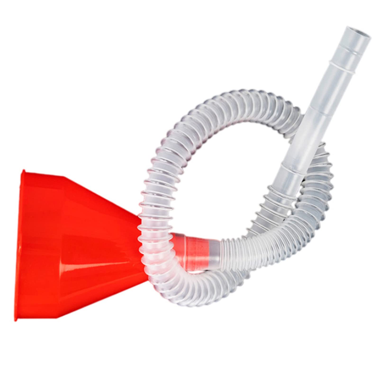 Fowspvzn Trichter zum schnellen Befüllen, kein Durcheinander, Spritzer, Refueling Trichter (rot), langer, flexibler Schlauch, 61 cm langer Trichter von Fowspvzn