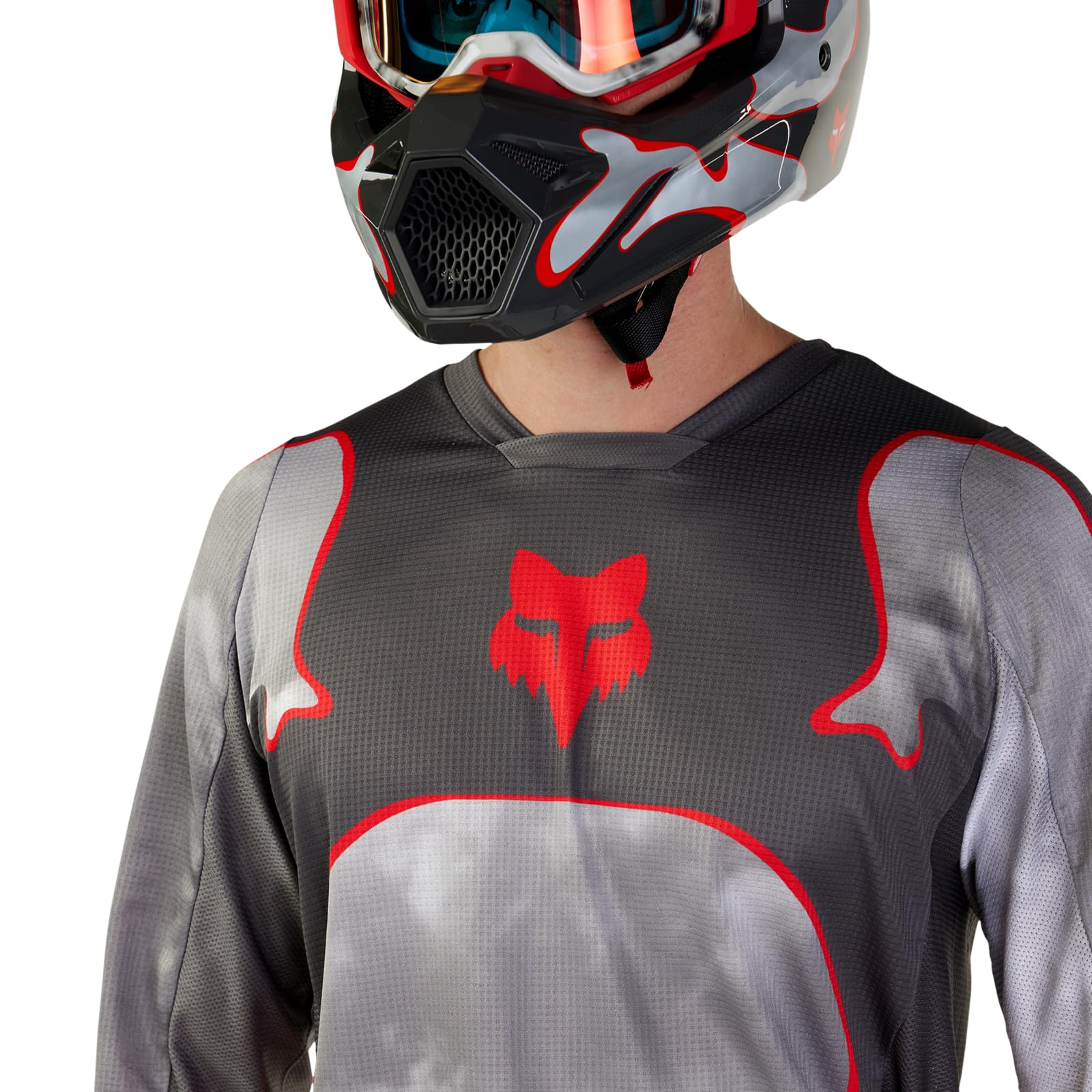 FOX 180 ATLAS Sweatshirt Grau/Rot XXL von Fox Racing