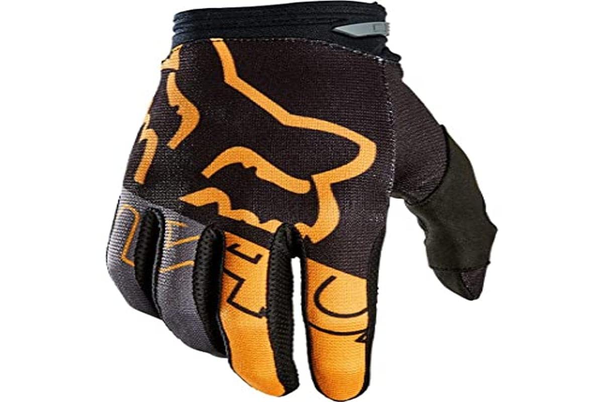 FOX 180 Skew Gloves Black/Gold M von Fox Racing