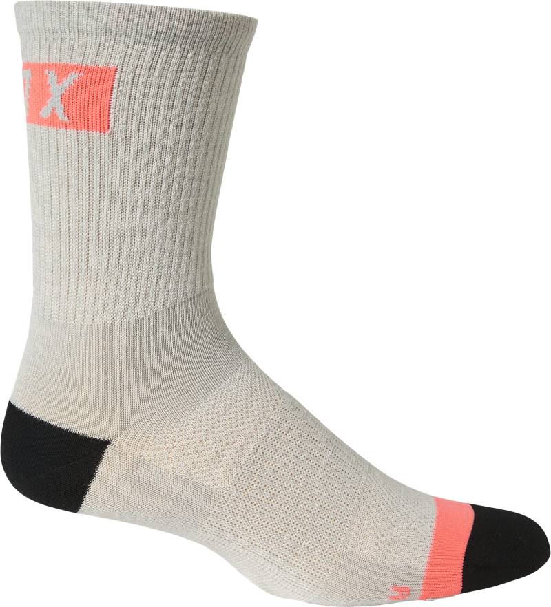 FOX 6" Flexair Merino Socks Light Grey S/M von Fox Racing