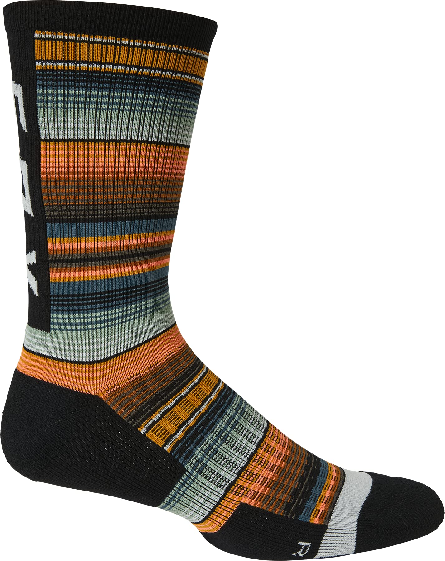 FOX 8" Ranger Cushion Socks Green/Orange L/XL von Fox Racing