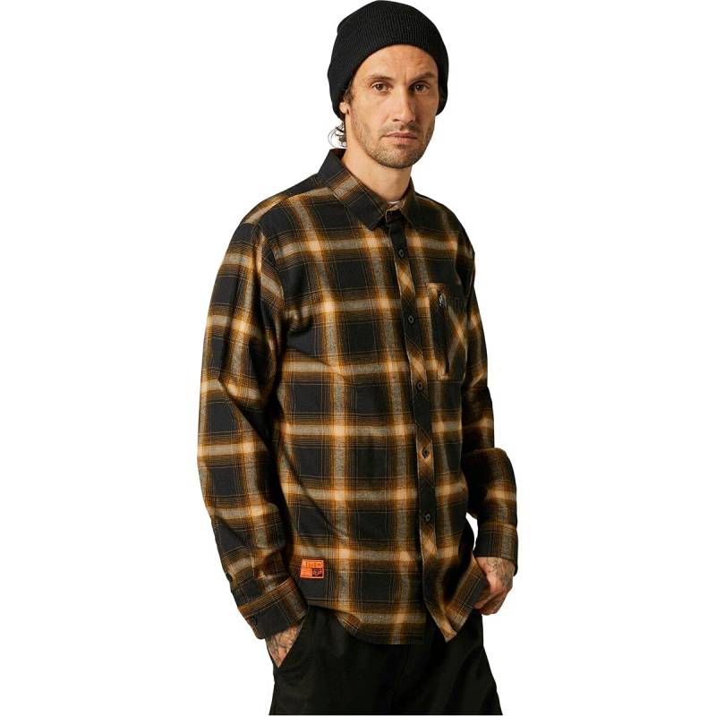 FOX Gamut Stretch Flannel Shirt Gold XL von Fox Racing