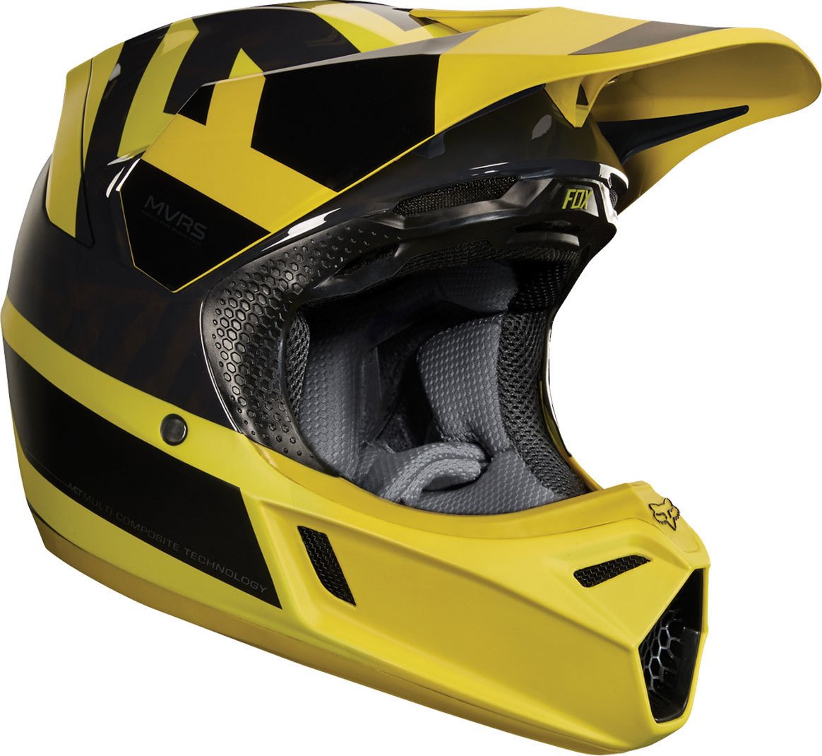 FOX Helmet V-3 Preest Dark Yellow von Fox Racing