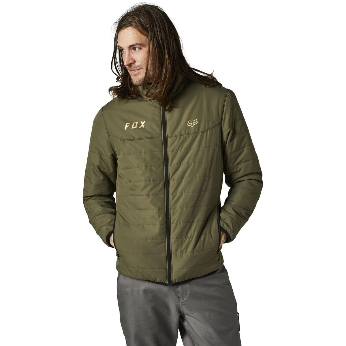 FOX Howell Puffy Jacket Fatigue Green XL von Fox Racing