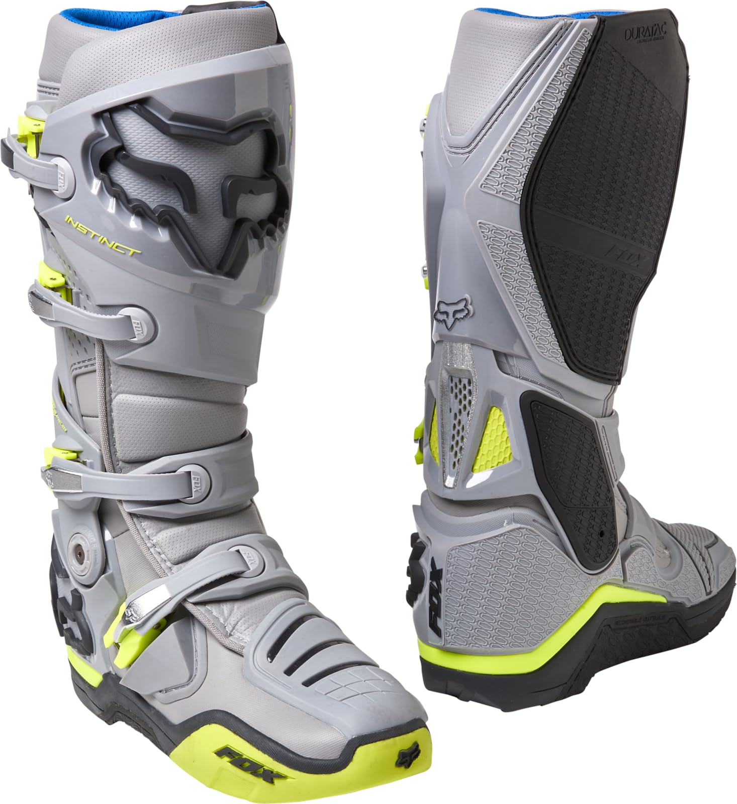 FOX Instinct Boot Grey/Yellow 9 von Fox Racing