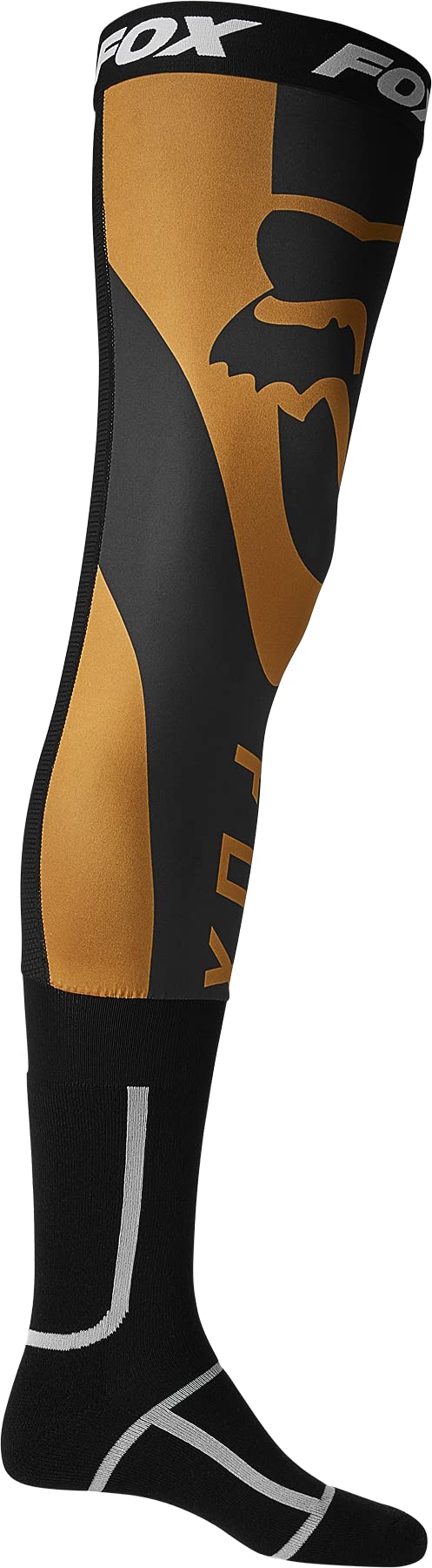 FOX Mirer Knee Brace Socks Black/Gold M von Fox Racing