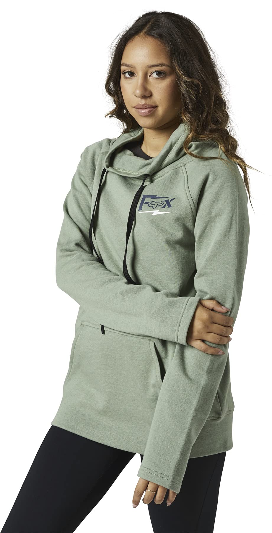 FOX Womens Clean Up Pullover Hoodie Sage M von Fox Racing