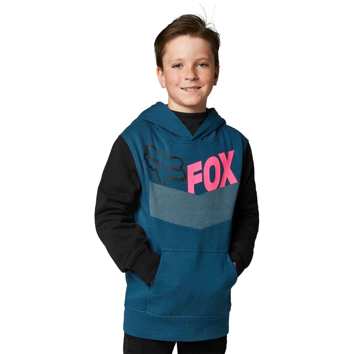 FOX Youth Trice Pullover Hoodie Dark Indigo YXL von Fox Racing