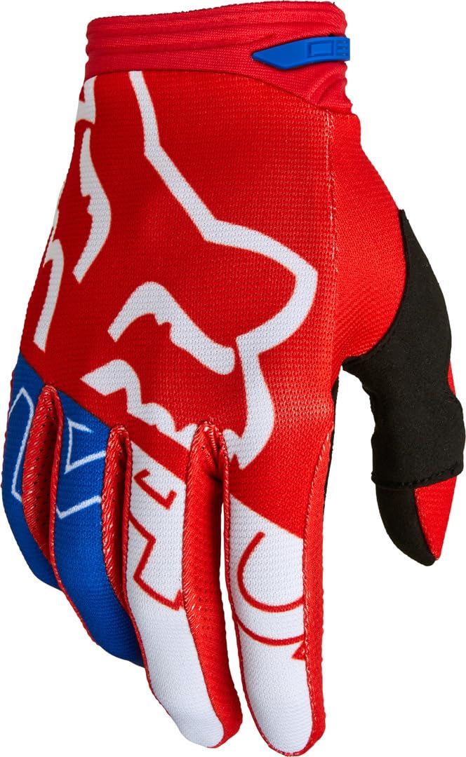 FOX 180 Skew Gloves White/Red/Blue XL von FOX