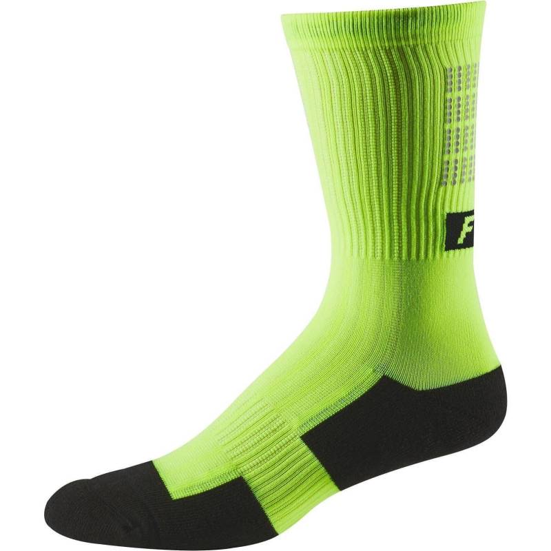 Fox 8" Trail Cshn Sock Lunar Day Glo Yellow von Fox Racing