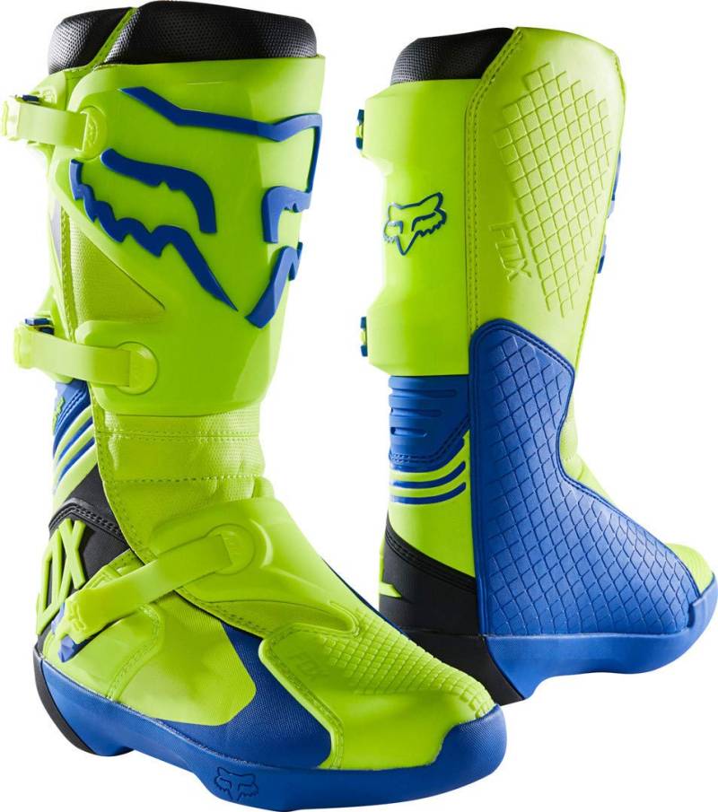 Fox Comp Boot Yellow/Blue von Fox Racing