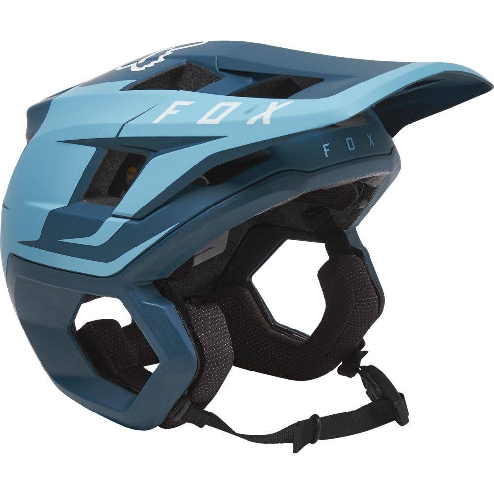 FOX Dropframe Pro Hlmt Sideswipe,Ce[Blk/Gld] Light Blue M von Fox Racing