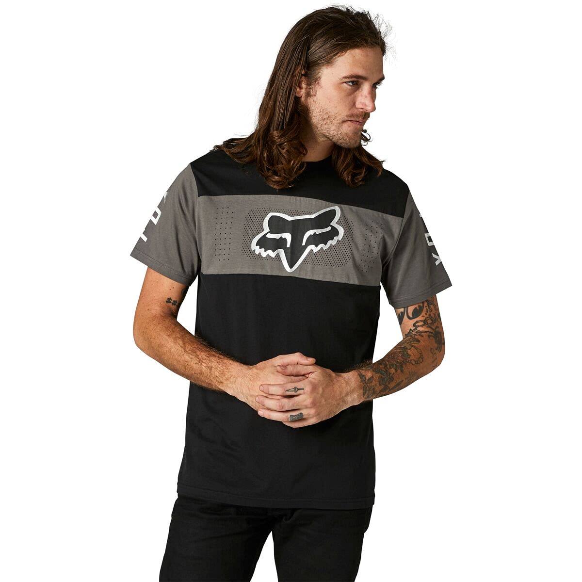 Fox Mirer Crew Tee Black L von Fox Racing