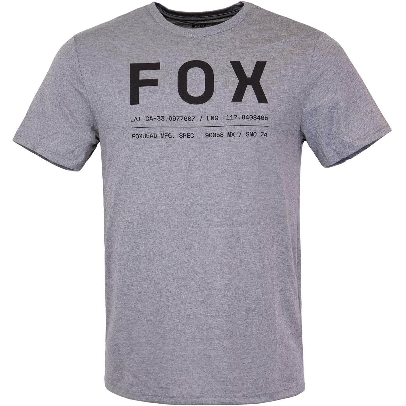 Fox Non Stop Tech T-Shirt Herren (Heather Graphite, XL) von Fox Racing