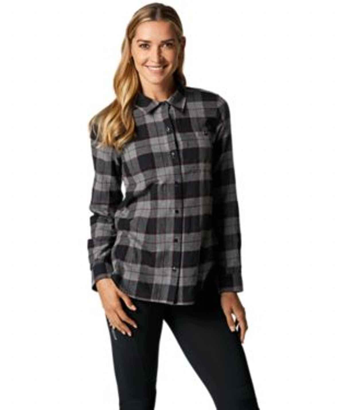 Fox Pines Flannel Heather Graphite von Fox Racing