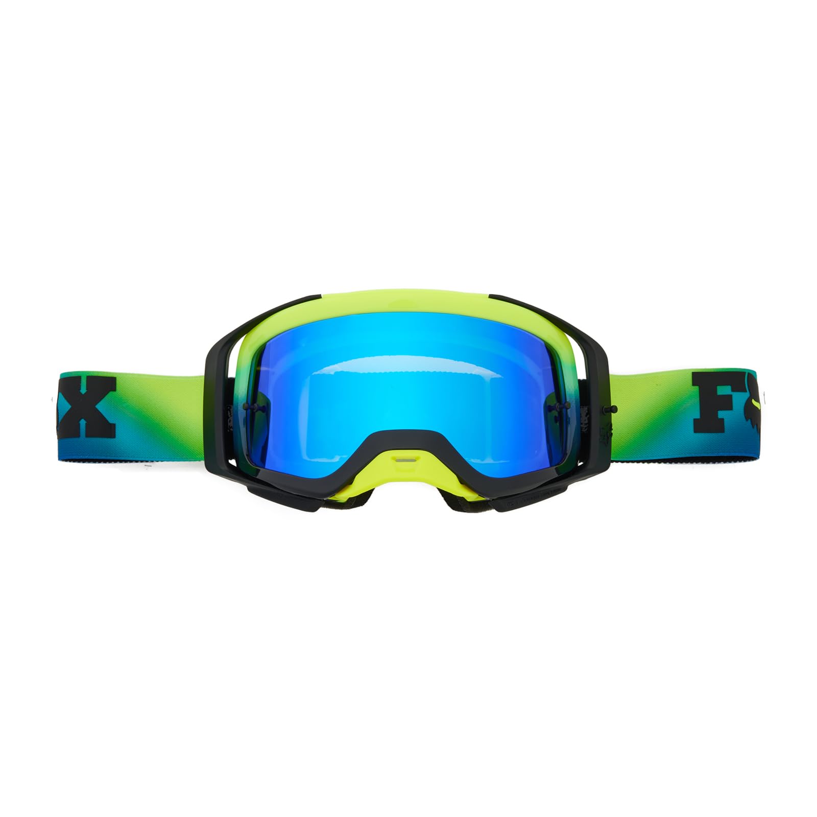 Fox Racing AIRSPACE MOTOCROSS BRILLE STREAK SCHWARZ/GELB - SPARK VERSPIEGELTE GLÄSER von Fox Racing