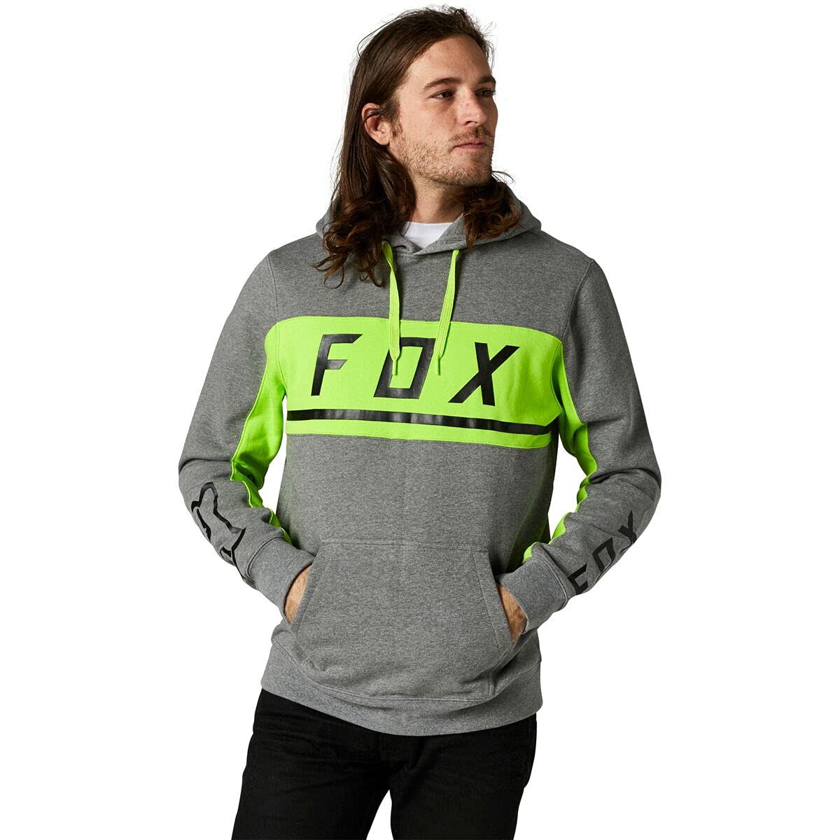 FOX Merz Pullover Hoodie Heather Graphithe XL von Fox Racing